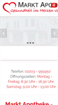 Mobile Screenshot of markt-apotheke-porz.de