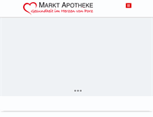 Tablet Screenshot of markt-apotheke-porz.de